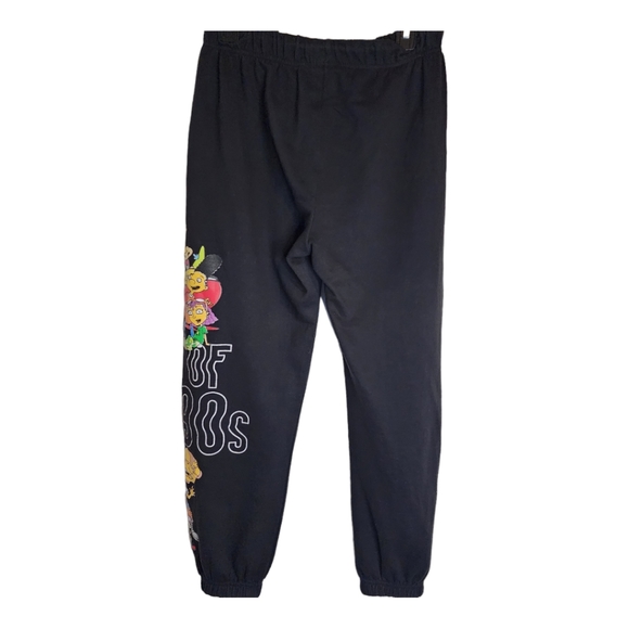 Nickelodeon The Best of the 90's Rugrats Black Sweatpants Joggers - Picture 4 of 14